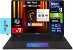 msi Titan AI Gaming Laptop 18" 120Hz Mini LED 4K Display (Intel Ultra 9-285HX, GeForce RTX 5090 24GB, 64GB DDR5, 2 x 8TB SSD, Win 11 Pro) w/MS 365 Personal, DKZ USB Port Expander - Image 2