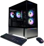 CyberpowerPC Gamer Master Gaming Desktop - AMD Ryzen 7 8700F (8-Core, 16-Thread, up to 5.0GHz) - NVIDIA GeForce RTX 5060 8GB - 16GB DDR5 RAM - 1TB NVMe SSD - Windows 11 Home - Wi-Fi 6, Bluetooth 5.3 - Image 2