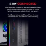 Skytech Gaming Crystal Gaming PC, Intel i5 14400F 2.5GHz, AMD RX 9060XT 8GB, 1TB Gen4 NVMe SSD, 16GB DDR5 RAM 6000, 650W Gold PSU, Wi-Fi, Win 11, Desktop - Image 8