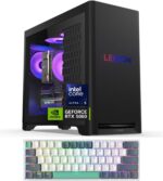 Lenovo Legion Tower 5i Gen 10 RTX 5060 Gaming Desktop, Intel Core Ultra 5 225F, 32GB DDR5 RAM, 1TB SSD, DP, RJ-45, Wi-Fi 6, Bundle with Machenike K500A-B61W Gaming Keyboard - Image 2