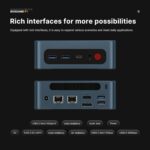 BOSGAME P3 Mini PC Ryzen 7 6800H Light Gaming Desktop Computers, WiFi 6E, BT 5.2, 32GB DDR5, 1TB NVMe 2280 SSD - Image 4