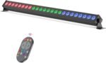 24LEDs Wall Washer Light,72W RGB Stage Lights Bar DJ Party Lights Bar Effect Lighting with DMX&Sound Mode Control for Church Wedding Birthday Disco Dance Events Indoor(1) - Image 2