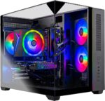 Skytech Gaming Crystal Gaming PC, Intel i5 14400F 2.5GHz, AMD RX 9060XT 8GB, 1TB Gen4 NVMe SSD, 16GB DDR5 RAM 6000, 650W Gold PSU, Wi-Fi, Win 11, Desktop - Image 2