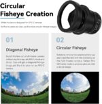 TTArtisan 7.5mm F2.0 APS-C Large Aperture Cameras Lens Fisheye Lens Compatible with Sony E Mount Camera A5000, A5100, A6000,A6100, A6300,A6400, A6500, A6600, NEX-3,NEX-3N, NEX-3R - Image 7