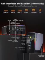 GMKtec Gaming Mini PC AMD Ryzen 7 H 255 (Upgraded 8745HS) 32GB DDR5 1TB SSD, Desktop Computer 3XM.2 2280 Expansion, Oculink, Dual NIC 2.5G, HDMI 2.1, USB4 K12 - Image 9