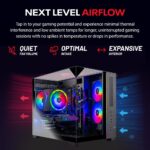 Skytech Gaming Crystal Gaming PC, Intel i5 14400F 2.5GHz, AMD RX 9060XT 8GB, 1TB Gen4 NVMe SSD, 16GB DDR5 RAM 6000, 650W Gold PSU, Wi-Fi, Win 11, Desktop - Image 7