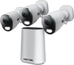 Night Owl 8 Channel Wi-Fi Video Home Security Hub with (3) Plug-in Wi-Fi 4K HD Indoor/Outdoor Spotlight Cameras with 2-Way Audio and 64GB microSD Card (Expandable up to 8 Cameras) - Image 2