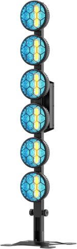 Retro Stage Wash Light LED RGB COB Par Light DMX Control Sound Activated Vintage Backlight for Events Concert Wedding Party Music Live Show Church DJ Birthday - Image 2