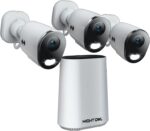 Night Owl 8 Channel Wi-Fi Video Home Security Hub with (3) Plug-in Wi-Fi 2K HD Indoor/Outdoor Spotlight Cameras with 2-Way Audio and 64GB microSD Card (Expandable up to 8 Cameras) - Image 2