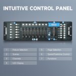 CO-Z 192 DMX 512 Stage DJ Light Controller Lighting Mixer Board Console for Light Shows, Party Disco Pub Night Club DJs KTV Bars and Moving Heads - Image 4