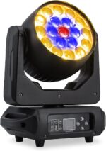 Moving Head Light19X15W 4-in-1 Stage Lights, DMX 512 RGBW Beam/Wash/Zoom Effect Spot Lights 4-60° Beam Anglewith Sound Activated for KTV, Parties, Weddings, Nightclubs, Discos, Bars, Live Shows - Image 2