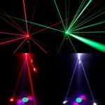 Moving Head Light, 120w RGBW 4in1 LED DJ Stage Lights, DMX 512 Control Infinite Rotation DJ Lights with Sound Activated for Wedding DJ Party and Live House - Image 7