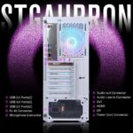 STGAubron Gaming PC Computer Desktop, Intel Core I7 up to 3.9 GHz, GTX 1660 Ti 6G GDDR6, 16GB RAM, 512GB SSD, WiFi, BT 5.0, RGB Fan x 6, Windows 11 Home,White - Image 7