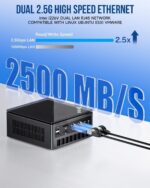 GMKtec Gaming Mini PC AMD 8845HS (Beat 8745HS, 5.1GHz) 2TB PCIe 4.0 SSD 32GB DDR5 Dual Intel i226V NIC/Oculink Port/USB-C 4 * 2/ HDMI 2.1 DP2.1/ Radeon 780M K8PLUS - Image 5