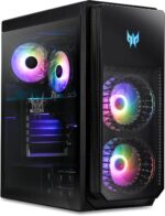 acer Predator Orion 5000 Gaming Desktop PC (Intel i7-12700F, GeForce RTX 3080 10GB GDDR6, 64GB DDR5, 4TB PCIe SSD, RGB Fans, 800W PSU, WiFi 6E, Bluetooth 5.2, RJ-45, Win 11 Pro) (Renewed) - Image 2
