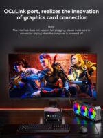 GMKtec Gaming Mini PC AMD Ryzen 7 H 255 (Upgraded 8745HS) 32GB DDR5 1TB SSD, Desktop Computer 3XM.2 2280 Expansion, Oculink, Dual NIC 2.5G, HDMI 2.1, USB4 K12 - Image 6
