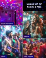 Luditek 2-Pack Sound Activated Party Lights with Remote Control, Disco Ball Light, DJ Strobe Lamp for Home Room Dance Party Supplies White Elephant Gifts Birthday Christmas Halloween Party Decorations - Image 8