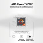 MSI Aegis Z2 Gaming Desktop AMD Octa-core Ryzen 7 8700F 64GB RAM 2TB SSD GeForce RTX 5070 DLSS 4 (Up to 988 AI Tops) 750W 80+ Gold PSU ARGB Fan CPU Air Cooling Win11Pro ICP Hub - Image 4