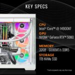 Thermaltake LCGS View i1480S-380 Gaming Desktop (Intel® Core™ i9-14900KF, ToughRam 32GB DDR5 6000MT/s RGB Memory, NVIDIA® GeForce RTX™ 5080, 1TB NVMe M.2, WiFi, Windows 11) V38S-Z790-580-LCS - Image 3