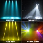Moving Head Light, DMX 512 Wash Lights with Strobe & Sound Activation for KTV, Parties, Weddings, Nightclubs, Discos, Bars, Live Shows (230W Halo) - Image 6