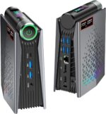 ACEMAGICIAN S3A Mini PC, Ryzen 7 8745HS(up to 4.9GHz), 16GB DDR5 5600MHz 512GB NVMe SSD Computers with Radeon 780M, Light Gaming PCs for Home Offices|RGB|WiFi6|BT5.2|Dual Fan|3 Modes Win11 Pro Desktop - Image 2