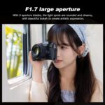VILTROX 56mm F1.7 SLR Camera Lens X-Mount AF APS-C Large Aperture Wide-Angle Auto Focus Format Portrait Lens for Fuji X-A1/2/3/5/7/10 X-E1/E2/E2S/E3/E4 X-H1 X-M1 X-PRO1/PRO2/PRO3 X-T1/T2/T3/T4 - Image 6