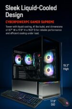 CyberpowerPC Gamer Master Gaming Desktop - AMD Ryzen 7 8700F (8-Core, 16-Thread, up to 5.0GHz) - NVIDIA GeForce RTX 5060 8GB - 16GB DDR5 RAM - 1TB NVMe SSD - Windows 11 Home - Wi-Fi 6, Bluetooth 5.3 - Image 8