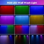 24LEDs Wall Washer Light,72W RGB Stage Lights Bar DJ Party Lights Bar Effect Lighting with DMX&Sound Mode Control for Church Wedding Birthday Disco Dance Events Indoor(1) - Image 4