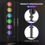 Retro Stage Wash Light LED RGB COB Par Light DMX Control Sound Activated Vintage Backlight for Events Concert Wedding Party Music Live Show Church DJ Birthday - Image 7