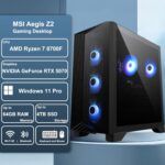 MSI Aegis Z2 Gaming Desktop AMD Octa-core Ryzen 7 8700F 64GB RAM 2TB SSD GeForce RTX 5070 DLSS 4 (Up to 988 AI Tops) 750W 80+ Gold PSU ARGB Fan CPU Air Cooling Win11Pro ICP Hub - Image 3