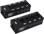 Pissente 4 Channel XLR to RJ45 Extender, Professional Audio Adapter, Transmit AES EBU Signals, Ideal for Live Sound and Stage Lighting - Image 4