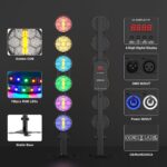 Retro Stage Wash Light LED RGB COB Par Light DMX Control Sound Activated Vintage Backlight for Events Concert Wedding Party Music Live Show Church DJ Birthday - Image 6