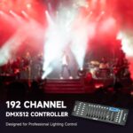 CO-Z 192 DMX 512 Stage DJ Light Controller Lighting Mixer Board Console for Light Shows, Party Disco Pub Night Club DJs KTV Bars and Moving Heads - Image 3