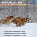 Lightdow EF 240mm F5.6 Reflex Lens - Telephoto Manual DSLR Cameras Lens for Canon EOS Rebel T Series (T8i/T7i/T7/T6/T3i/T2i/4000D/850D/SL3/SL2) & High-End DSLRs (6D Mark II/5D Mark IV/90D/80D/77D) - Image 5