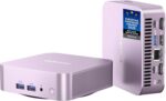 GEEKOM A6 Aurora Edition Mini PC with AMD Ryzen 7 6800H, 32GB DDR5 RAM 1TB PCIe 4.0 NVMe SSD, Radeon 680M, Compact Aluminium Design Windows 11 Pro Desktop Computer with USB4/8K UHD/Wi-Fi 6E/SD Slot - Image 2