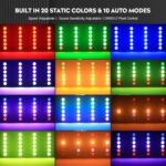 Retro Stage Wash Light LED RGB COB Par Light DMX Control Sound Activated Vintage Backlight for Events Concert Wedding Party Music Live Show Church DJ Birthday - Image 5