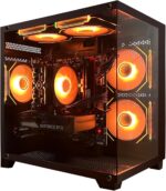 Gaming PC Desktop Computer,Core i5 14400F Gaming Computer RTX 5060 GDDR7,32GB RAM 1TB SSD,ARGB Fan,Prebuilt Gaming PC Tower for Office - Image 2
