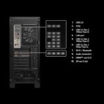 MSI Codex Z2 Gaming Desktop: AMD R7-8700F, GeForce RTX 5070, 32GB DDR5, 2TB m.2 NVMe SSD, USB Type-C, VR-Ready, Windows 11 Home : A8NVP-436US - Image 6