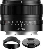 TTArtisan 40mm F2 Lens, AF 40mm f/2 E Full Frame Auto Focus Lens for Sony Cameras A5000 A5100 A6000 A6100 A6300 A6400 A6500 A6600 (for Sony) - Image 2