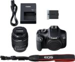 Canon EOS 4000D / Rebel T100 DSLR Camera w/EF-S 18-55mm F/3.5-5.6 Zoom Lens + 64GB Memory, Filters,Case, Tripod, Flash, and More (34pc Bundle) (Renewed) - Image 10