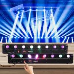 8 Eye LED Beam Wall Washer Lights,100W RGBW Strobe Moving Head DJ Light Bar 180 ° Tilt DMX and Sound Control Stage Lighting Bar for Party Light dj Disco Lights Wedding Club KTV Live House - Image 5