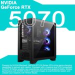 MSI Aegis Z2 Gaming Desktop AMD Octa-core Ryzen 7 8700F 64GB RAM 2TB SSD GeForce RTX 5070 DLSS 4 (Up to 988 AI Tops) 750W 80+ Gold PSU ARGB Fan CPU Air Cooling Win11Pro ICP Hub - Image 5