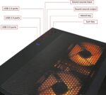 Gaming PC Desktop Computer,Core i5 14400F Gaming Computer RTX 5060 GDDR7,32GB RAM 1TB SSD,ARGB Fan,Prebuilt Gaming PC Tower for Office - Image 7