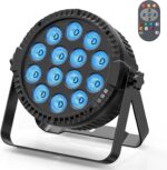 RGBW 4-in-1 LED Par Lights, 80W Stage Lights with 0-100% Dimmer Professional DMX Control Sound Activated Auto, SEBRUANC Stage Uplighting for Events DJ Disco Wedding Party 1Pack - Image 2