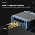 BOSGAME P3 Mini PC Ryzen 7 6800H Light Gaming Desktop Computers, WiFi 6E, BT 5.2, 32GB DDR5, 1TB NVMe 2280 SSD - Image 5