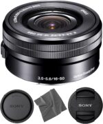 Sony SELP1650 16-50mm OSS Lens: Sony E PZ 16-50mm f/3.5-5.6 OSS Lens (Black) + Pro Starter Bundle Kit Combo - International Version (1 Year Warranty) - Image 2