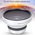 37mm 0.25X Super Fisheye Lens Additional Lens,Aluminum Alloy 2 Part Removable Macro Close-up Shooting Fisheye Effect Wide View Optical Glass Camera Photography Lens, is for 37mm Camera Lens Default - Image 4