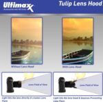Ultimaxx 55MM Complete Lens Filter Accessory Kit with 55MM 2.2X Telephoto, .43x Wide Angle/Macro Lenses, 4PC Close Up Filter Set & More Designed for All DSLR Cameras - Image 7