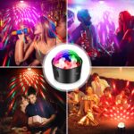 Mini Disco Ball Light,Rechargeable Party Lights,Sound Activated Strobe DJ Light,Portable Battery Operated,Night Lights Projector for Kids,Halloween,Disco Decoration for Car/Parties - Image 9